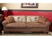 Winchester leather sofa