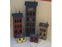 Lighted houses